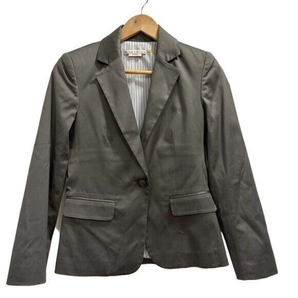 Alice + Olivia Gray Blazer